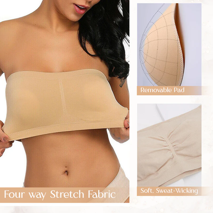 Fivfivgo™ CozyLift Seamless Supportive Tube Bra