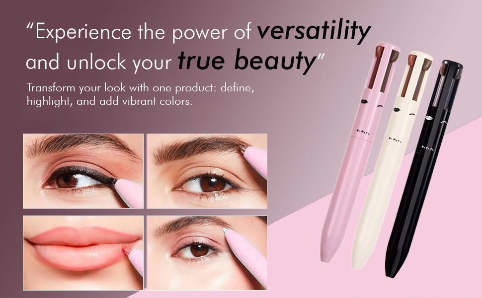 Fivfivgo™ 4-in-1 Deluxe Makeup Pen (Eyeliner, Brow Liner, Lip Liner & Highlighter)