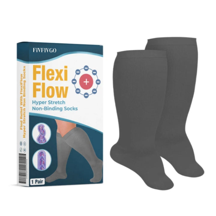 Fivfivgo™ FlexiFlow Hyper Stretch Non Binding Socks